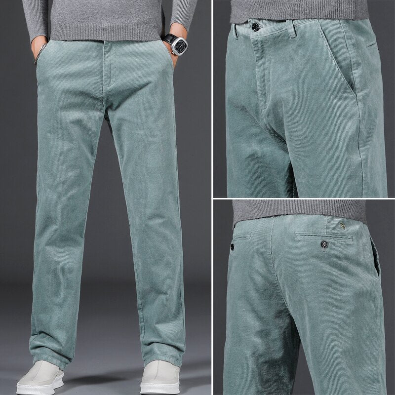 Luca | Corduroy broek met mid/high waist