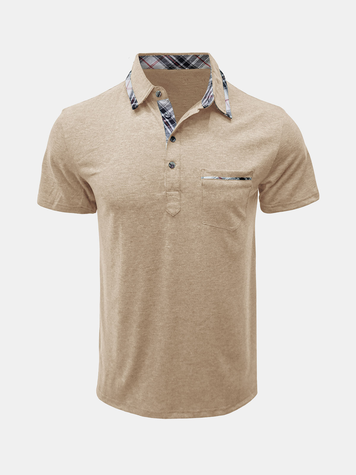 Luuk | Ademend en casual geruit poloshirt