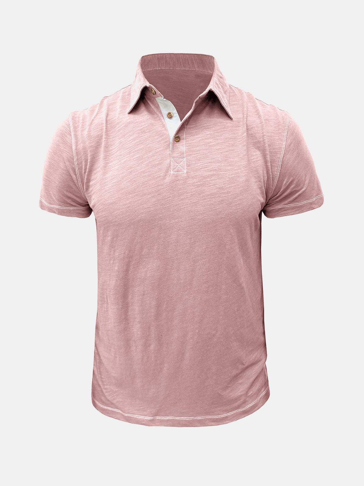 Lars | Ademend katoenen polo T-shirt