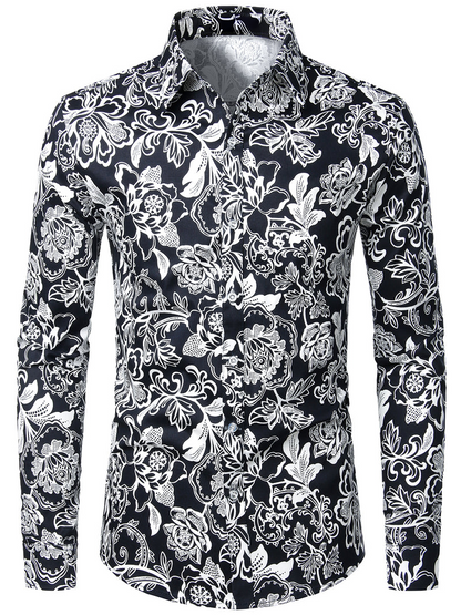 Jaap | Vintage paisley bloemen overhemd