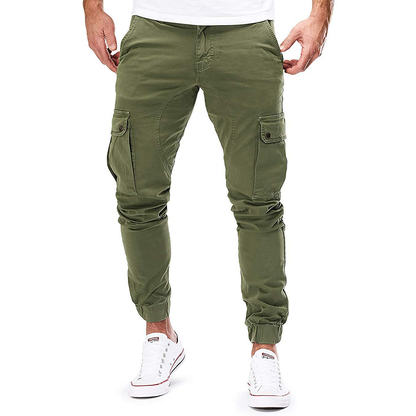 Floris | Moderne cargo broek met lange zakken