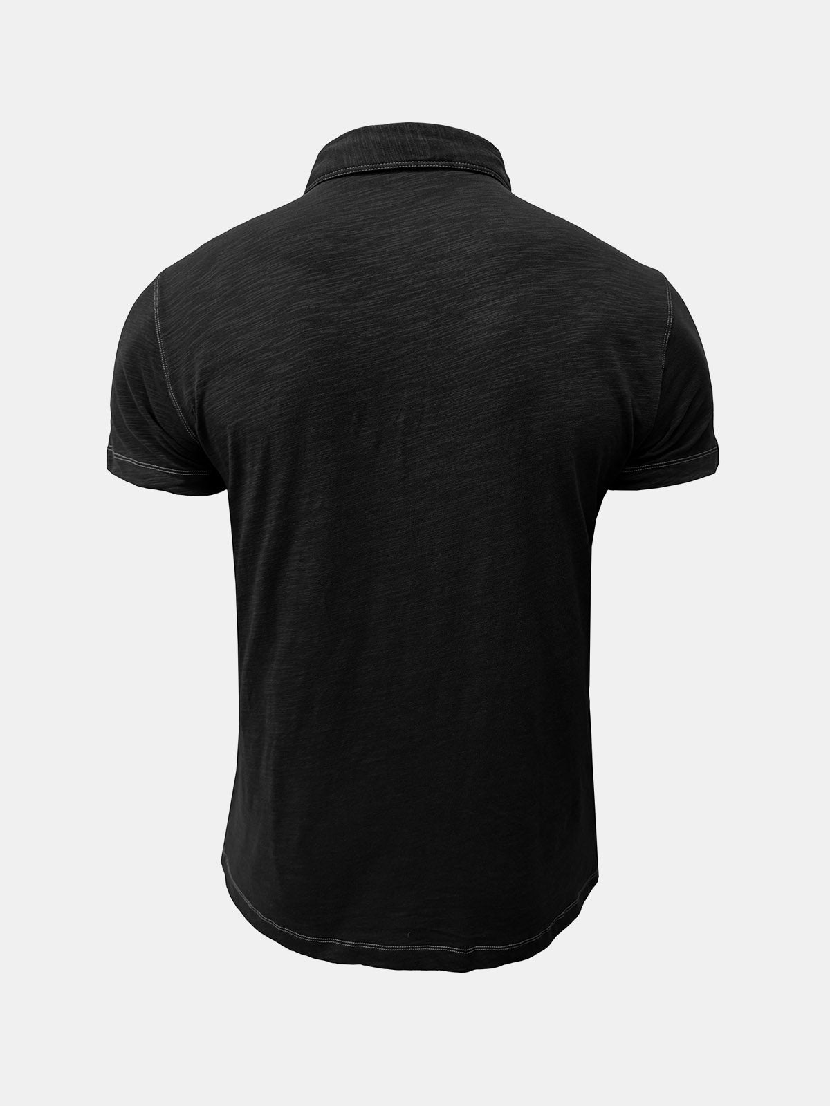 Lars | Ademend katoenen polo T-shirt