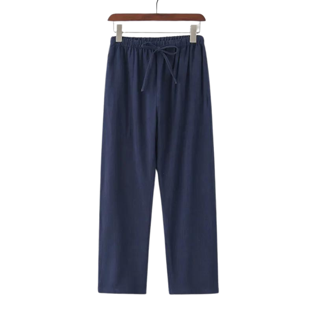 Daan | Oversized linnen heren pantalon