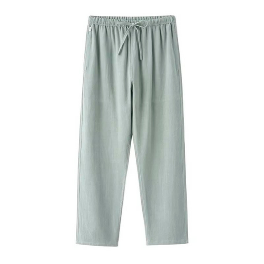 Daan | Oversized linnen heren pantalon