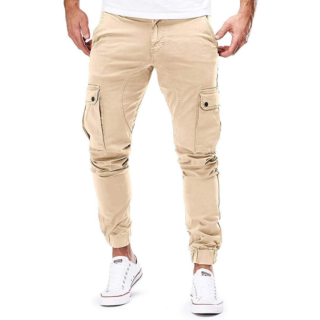 Floris | Moderne cargo broek met lange zakken