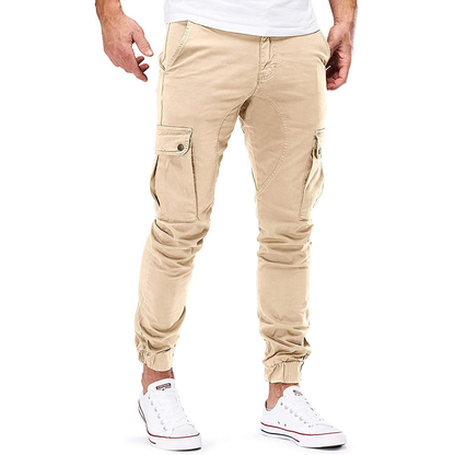 Floris | Moderne cargo broek met lange zakken