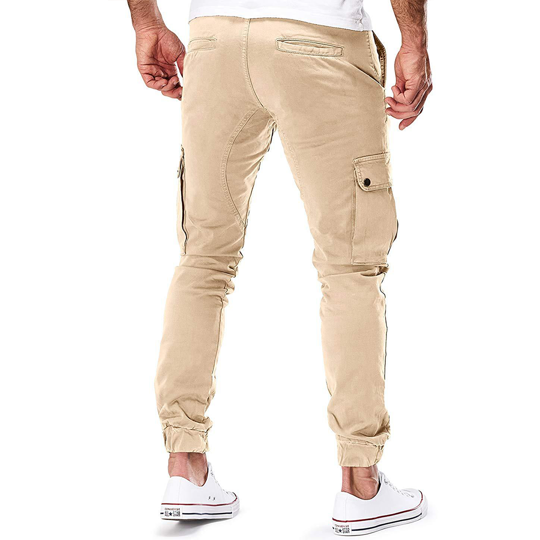 Floris | Moderne cargo broek met lange zakken