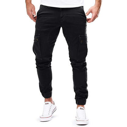 Floris | Moderne cargo broek met lange zakken