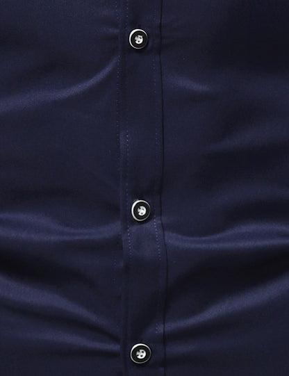 Finn | Heren geruite button-up met opstaande kraag