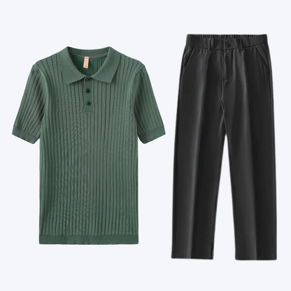 Lennard | Smaragdgroene outfit