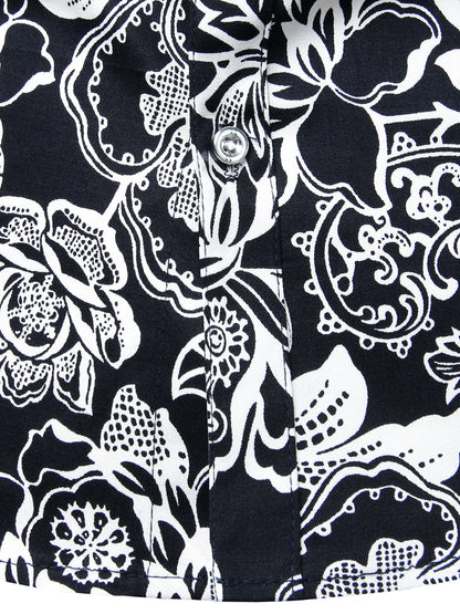 Jaap | Vintage paisley bloemen overhemd