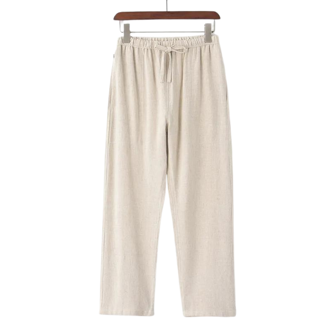 Daan | Oversized linnen heren pantalon