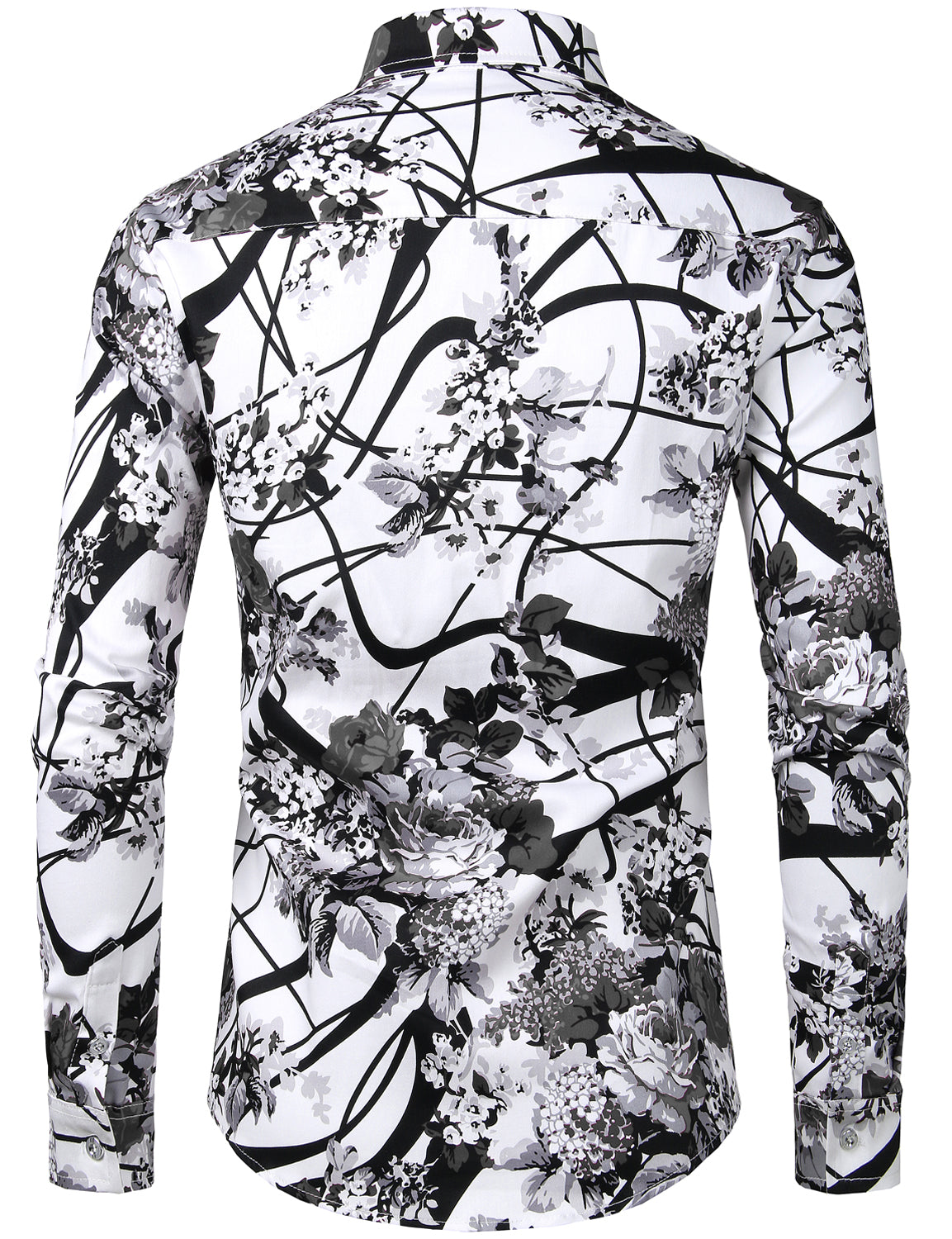 Floris | Katoenen casual overhemd met bloemenprint