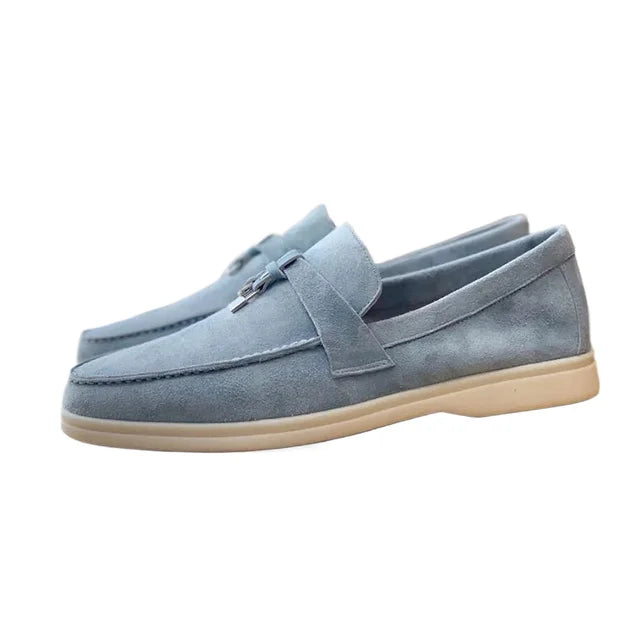 Eva | Suède dames loafers