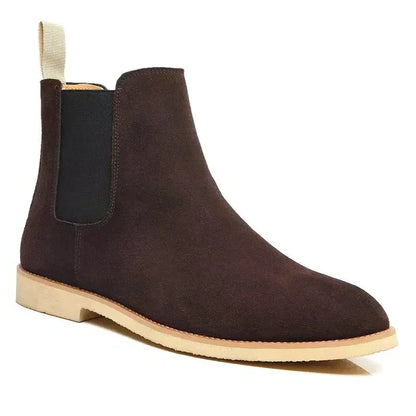 Finn | Zwarte leren chelsea heren boots