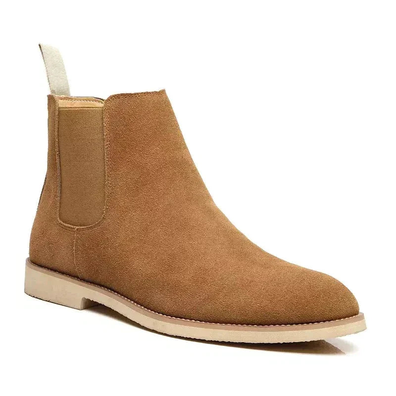 Finn | Zwarte leren chelsea heren boots