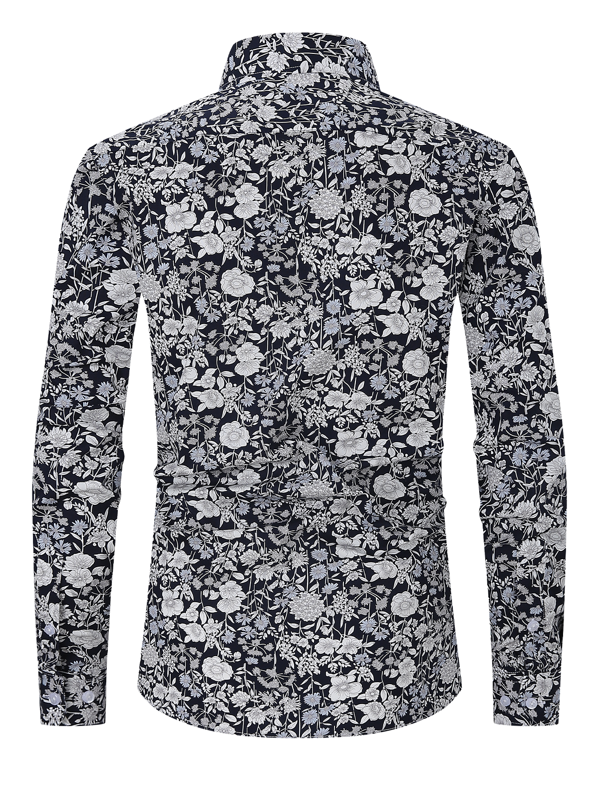 Felix | Vintage bloemenprint casual overhemd