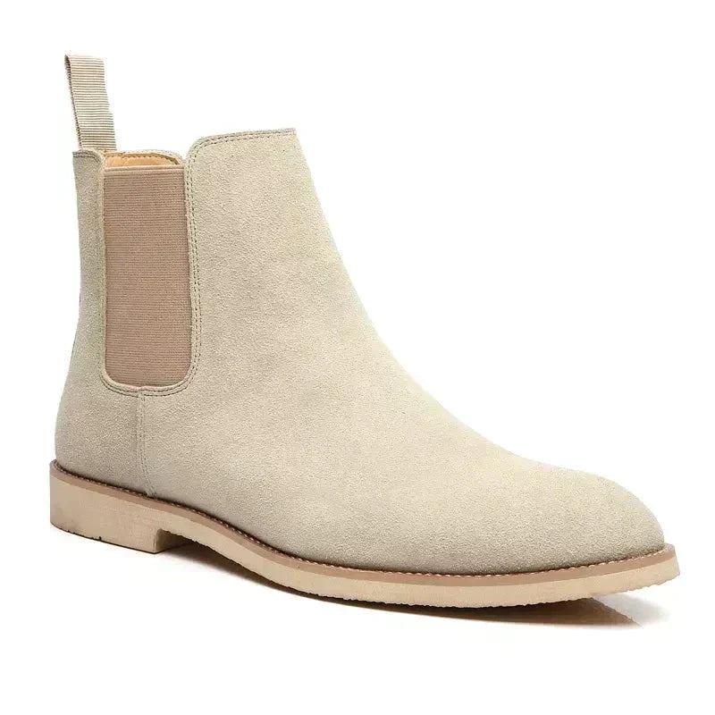 Finn | Zwarte leren chelsea heren boots