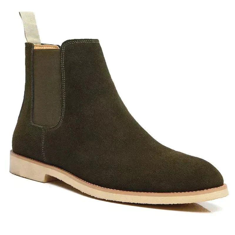 Finn | Zwarte leren chelsea heren boots