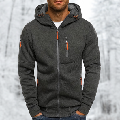 Liam | Winterse hoodie met rits