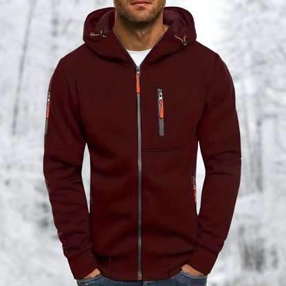 Liam | Winterse hoodie met rits