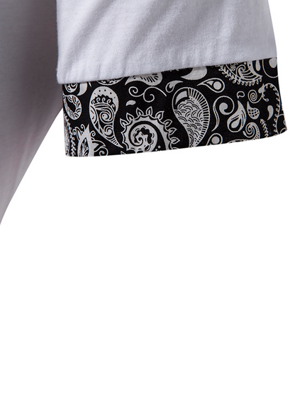 Daan | Heren polo met paisley print