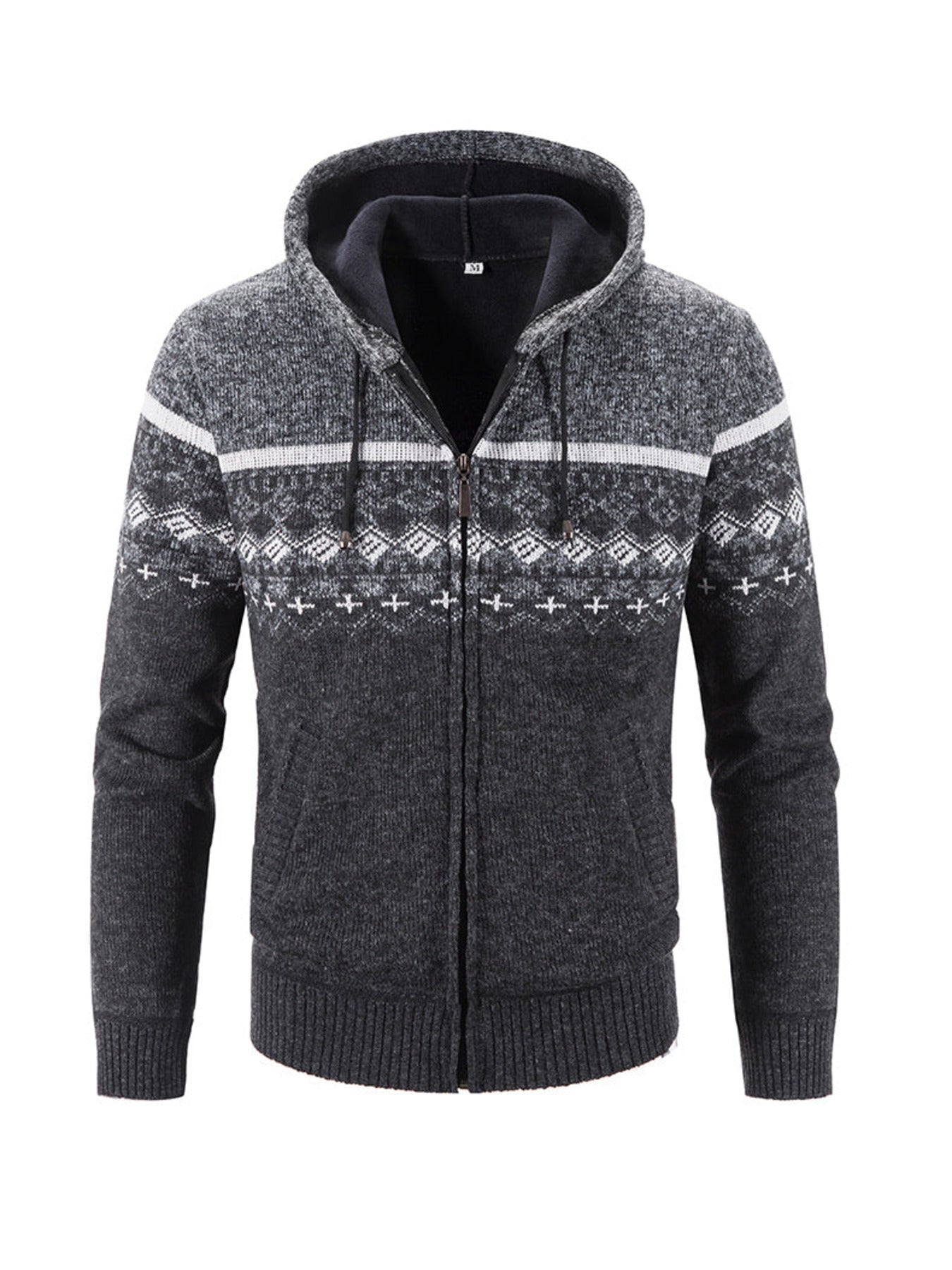 Sam | Warm vest met capuchon en rits