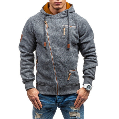 Lars | Fleece vest met capuchon voor heren