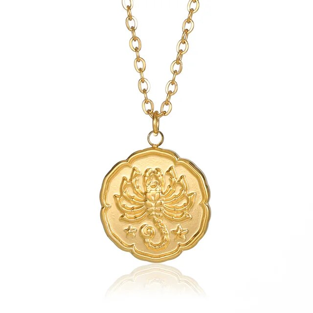 Edward | Gouden ketting met sterrenbeeld hanger