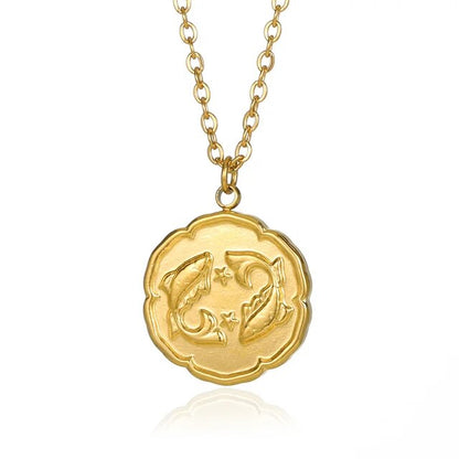 Edward | Gouden ketting met sterrenbeeld hanger