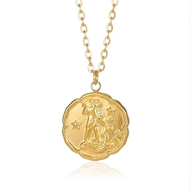 Edward | Gouden ketting met sterrenbeeld hanger