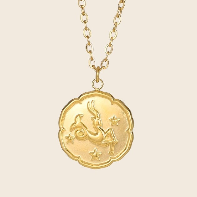 Edward | Gouden ketting met sterrenbeeld hanger