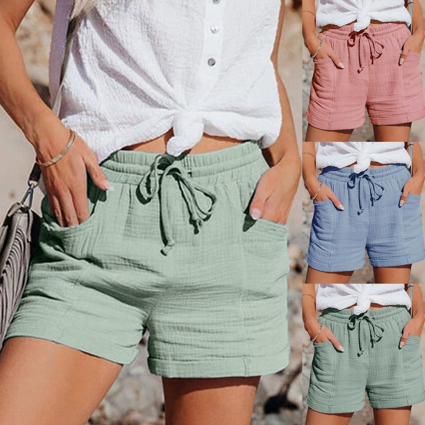 Julia | Zomerse katoenen dames shorts