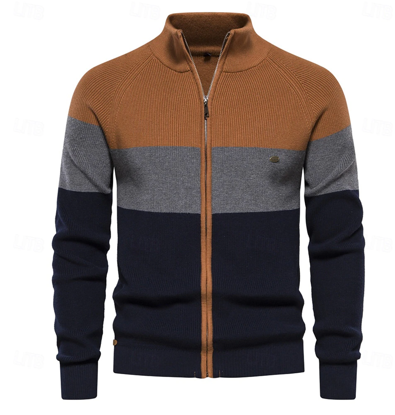 Lars | Cardigan met rits