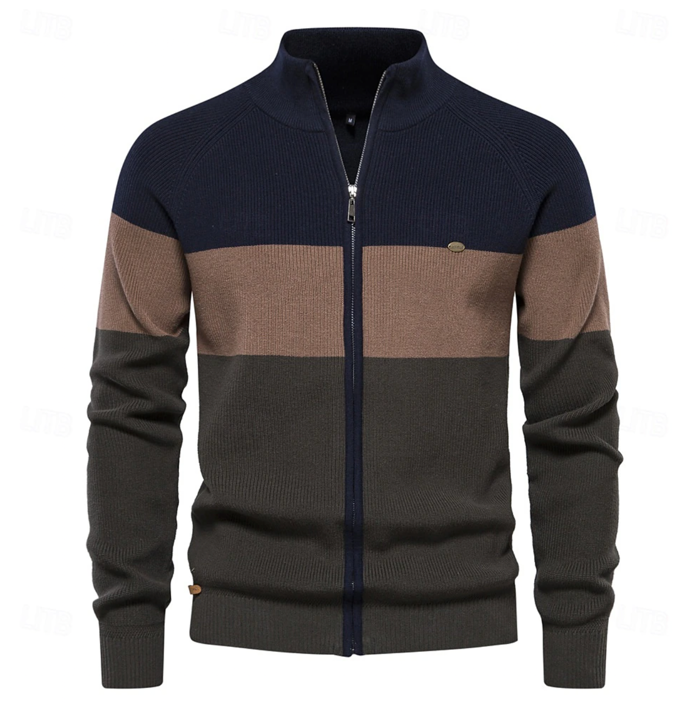 Lars | Cardigan met rits