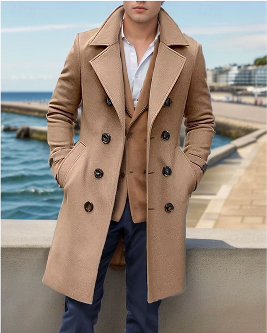 Niels | Stijlvolle heren trenchcoat