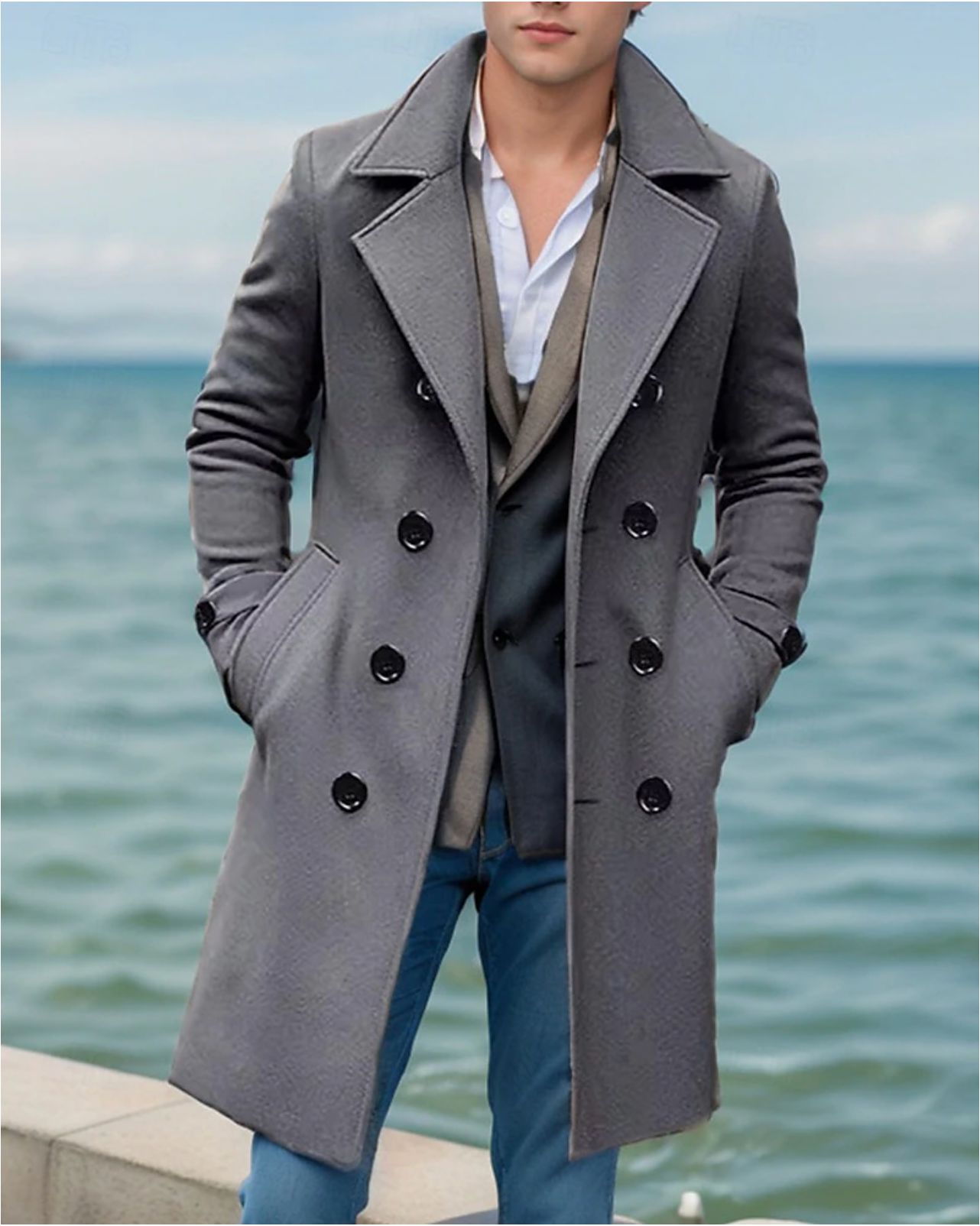 Niels | Stijlvolle heren trenchcoat