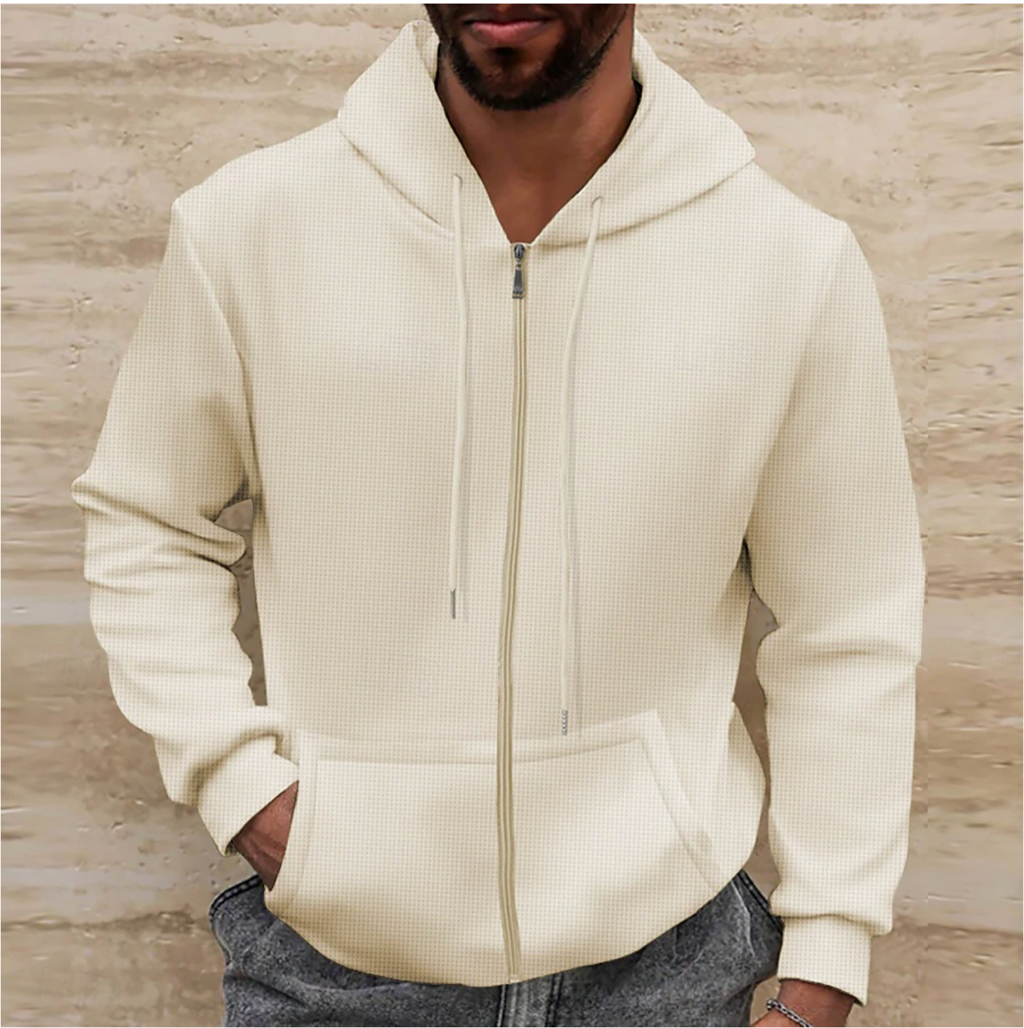 Niels | Casual hoodie met volledige rits