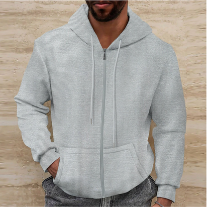 Niels | Casual hoodie met volledige rits