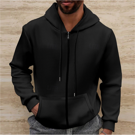 Niels | Casual hoodie met volledige rits