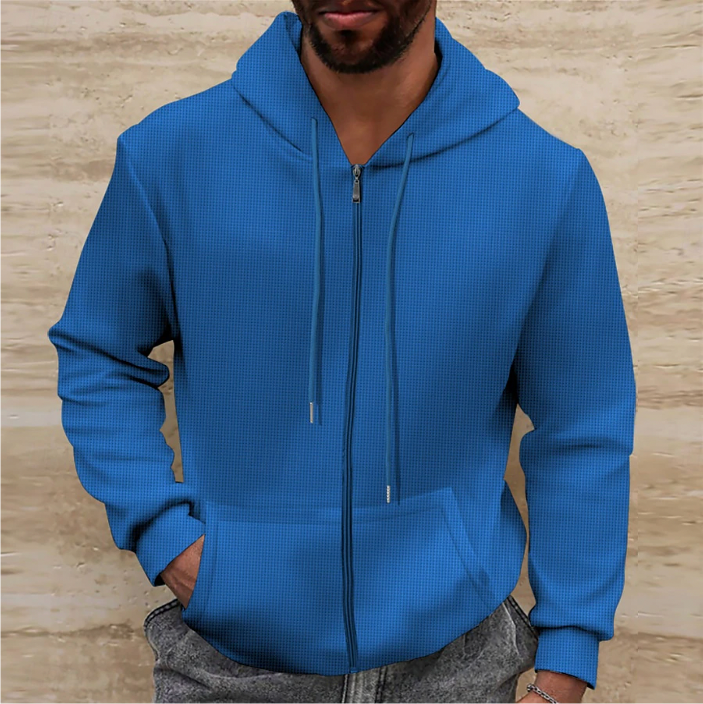 Niels | Casual hoodie met volledige rits