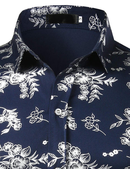 Cas | Bloemenprint casual overhemd