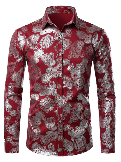 Daan | Heren overhemd met paisley print